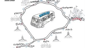 Linie privată de transport la destinații turistice din Sibiu, Brașov și Mureș / UNESCO – Bus se dorește a fi o alternativă la turiștii care nu vor să conducă /  ” Hop-On, Hop-Off în Transilvania”