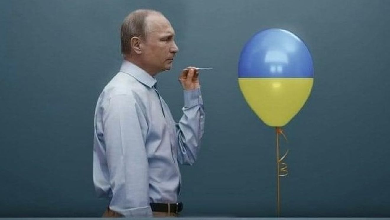 MEME-ul zilei cu Putin încercând să ”spargă” Ucraina/ Continuarea în articol
