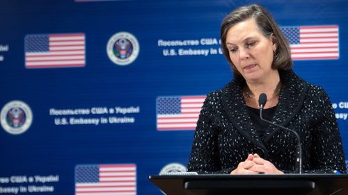 Agenția rusă Tass: Victoria Nuland a anunțat că SUA ridică sancțiunile dacă Rusia încetează războiul și recunoaște suveranitatea și integritatea teritorială a Ucrainei