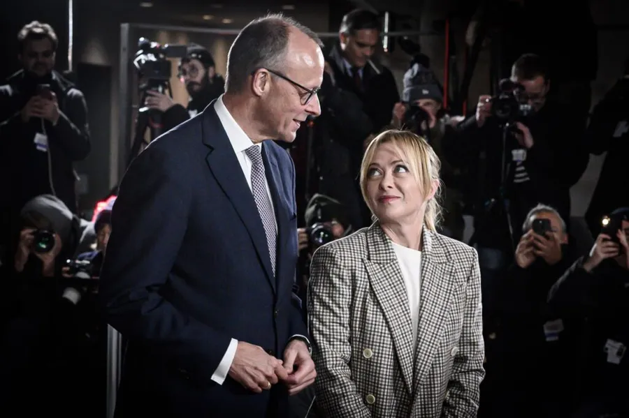 Friedrich Merz Georgia Meloni