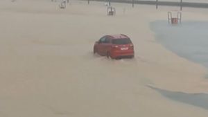 VIDEO Circuitul de la Jerez, inundat