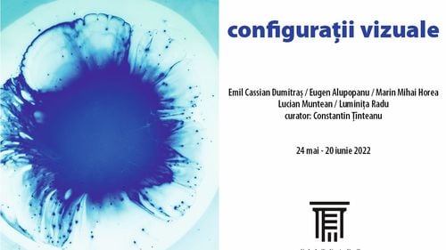 Expoziția "Configurații vizuale" reunește lucrările artiștilor Eugen Alupopan, Emil Cassian Dumitraș, Marin Mihai Horea, Lucian Muntean și Luminița Radu (Parteneriat)