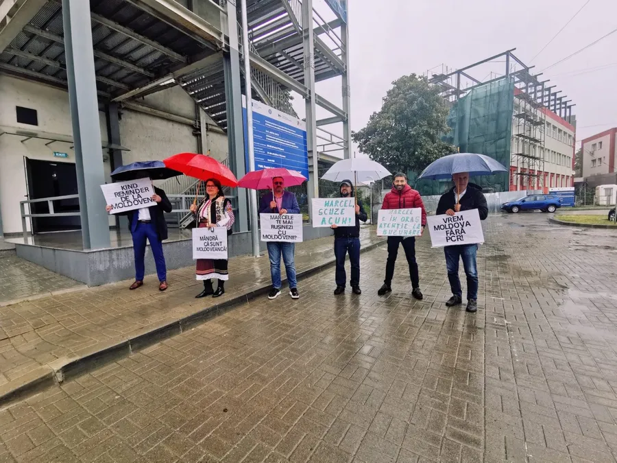 Protest Bacau Marcel Ciolacu