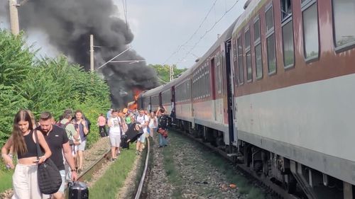 Două trenuri s-au ciocnit în Slovacia: mai mulți răniți, circulația feroviară este grav afectată