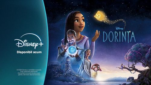 Poate dorința puternică și magică a tinerei Asha să schimbe lumea din jurul său? Filmul de animație Dorința este disponibil acum pe Disney+. Vizionează alături de familie! (P)