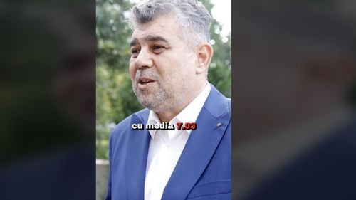 VIDEO Ciolacu, clarificări pe Tik-Tok despre bacalaureatul său: „L-am luat cu media 7.03”