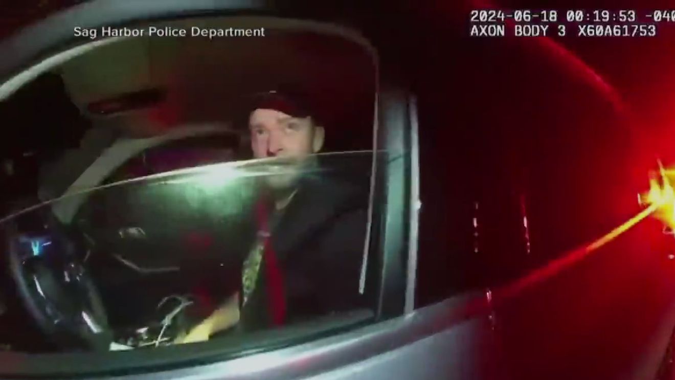 VIDEO Filmarea cu Justin Timberlake arestat în 2024 pentru că a condus beat, publicată de poliție