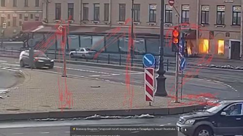 Autoritățile ruse au reținut o femeie suspectă în cazul exploziei care l-a ucis pe un renumit blogger militar rus într-o cafenea din Sankt Petersburg