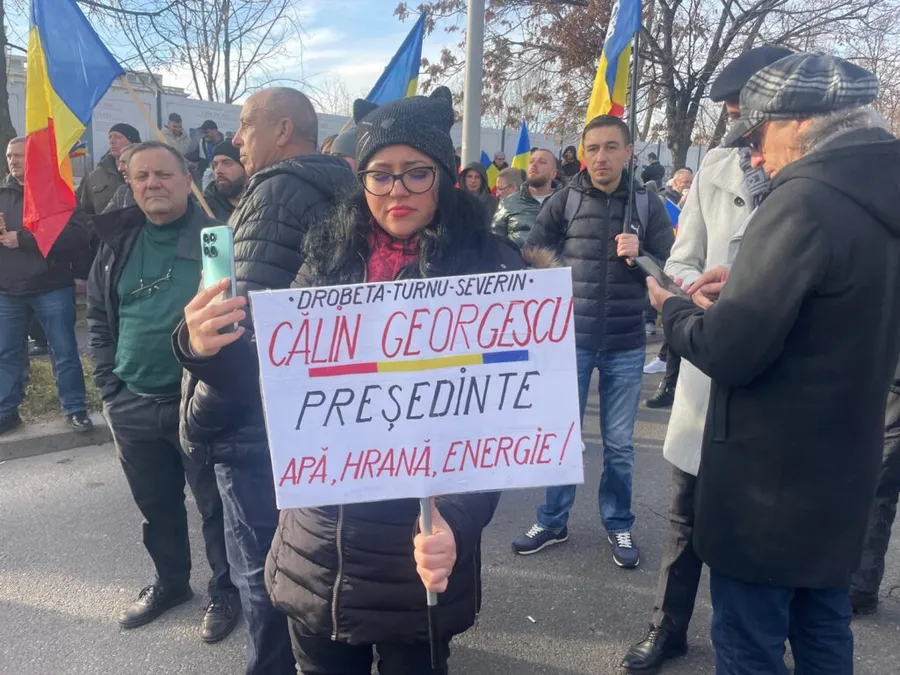 protest anti calin georgescu 2