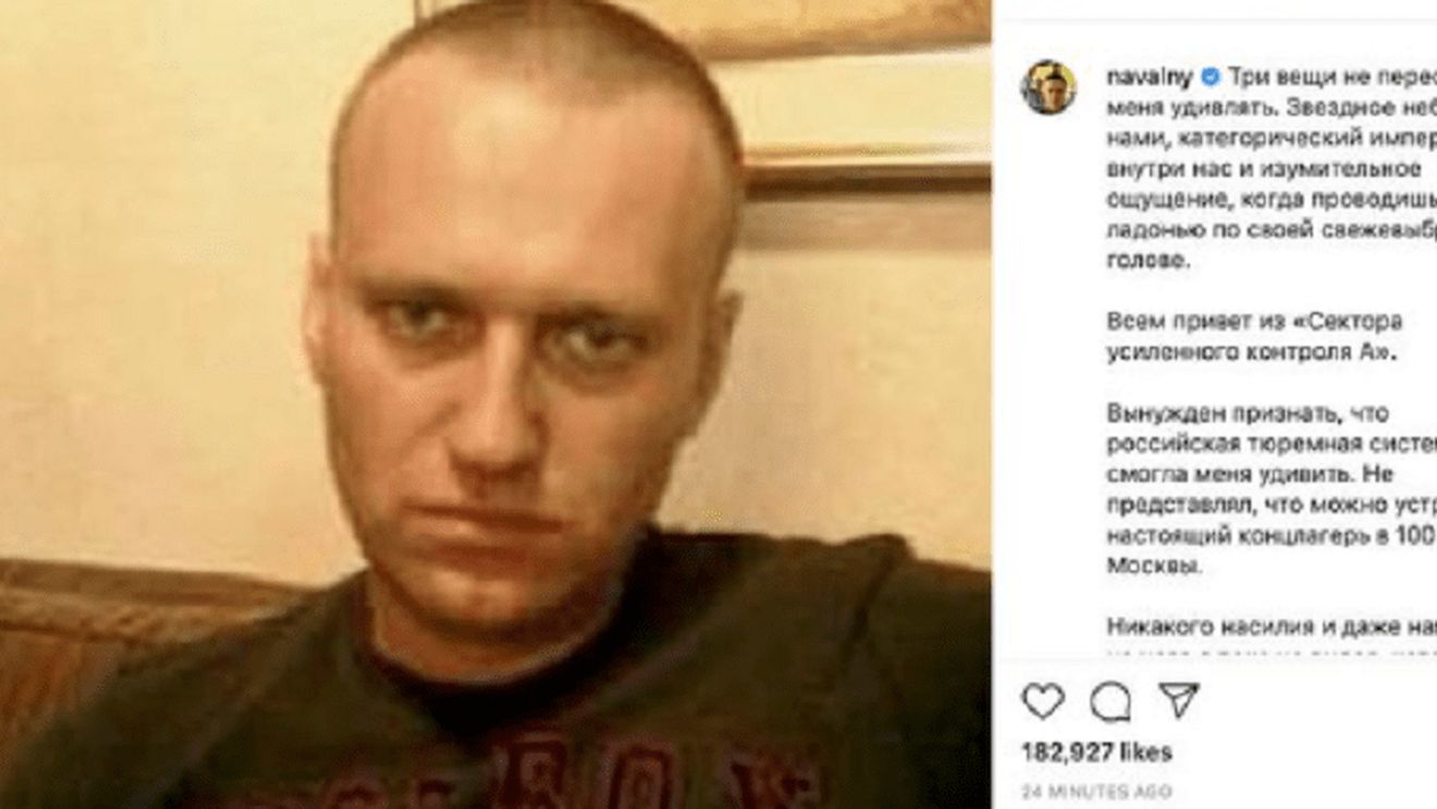 Disidentul rus Alexei Navalnîi a intrat în greva foamei în colonia penitenciară din Rusia