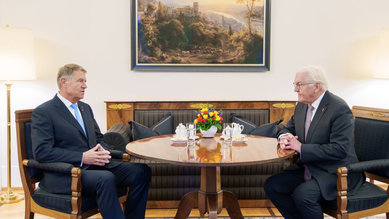 Klaus Iohannis, întâlnire cu preşedintele Germaniei: Discuții despre dezvoltarea cooperării economice şi a investiţiilor bilaterale / „România şi Germania vor continua să sprijine Ucraina pentru a rezista agresiunii ruse”