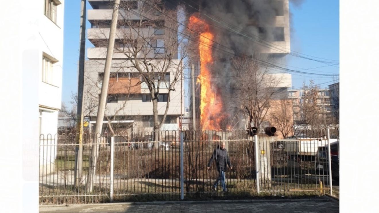UPDATE Incendiu la o sală de sport din Iași / 20 de persoane au fost evacuate