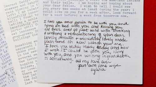 Scrisori de dragoste pe care poeta Sylvia Plath i le-a scris soțului ei Ted Hughes au fost scoase la licitație de Sotheby's