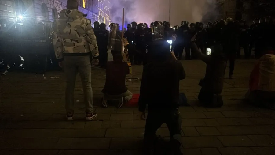 protest bec georgescu