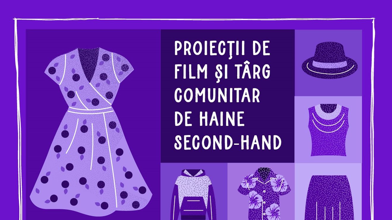Cinemateca CULMEA, la Brașov: Proiecții de film și târg comunitar de haine second-hand, cu tema „fast fashion”