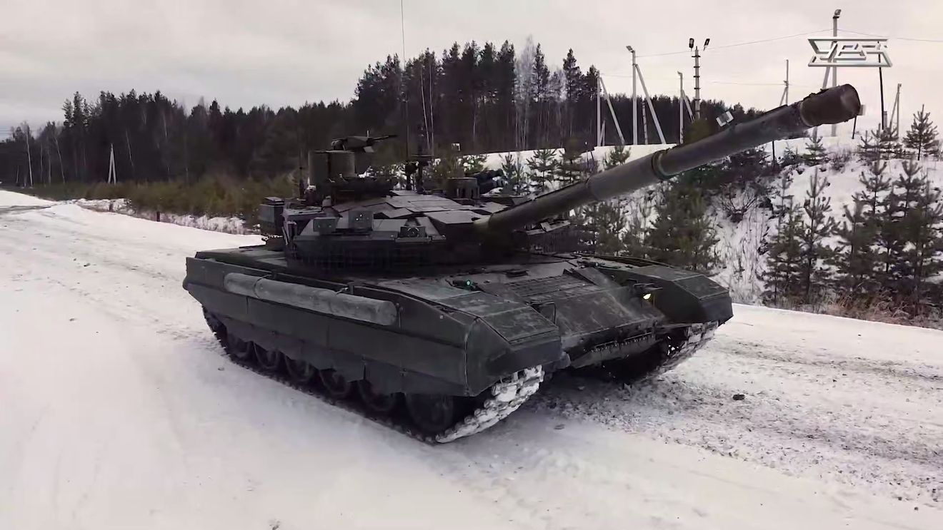 VIDEO Rusia a construit primul tanc T-90M cu sistemul de protecție activă Arena-M, capabil să intercepteze rachete ghidate