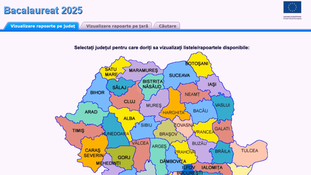Rezultate finale Bacalaureat 2025 au fost publicate. Vezi notele primite de candidați după contestații, pe județe