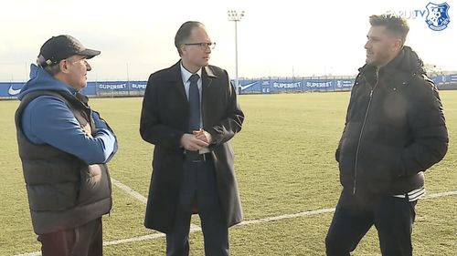 Ambasadorul Germaniei la Bucureşti a vizitat Academia Gheorghe Hagi. El a apreciat că România are şanse să treacă de grupe la Euro-2024