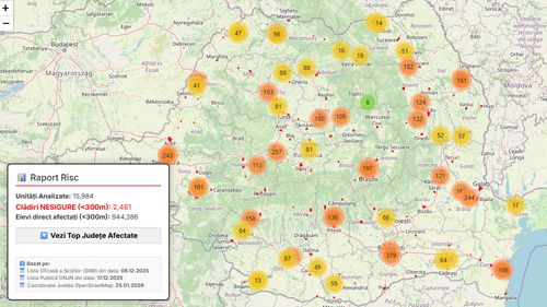 USR lansează hărțile interactive Fără Păcănele, care arată amploarea fenomenului la nivel național, cu evidențierea județelor și localităților cele mai afectate