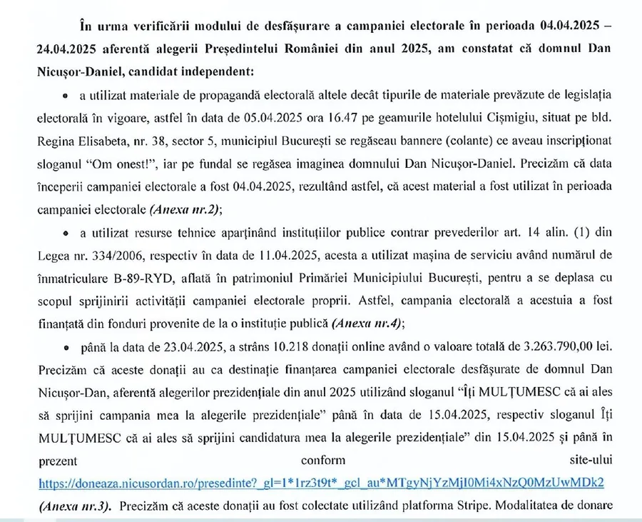 AEP sesizare Nicusor Dan Parchetul general