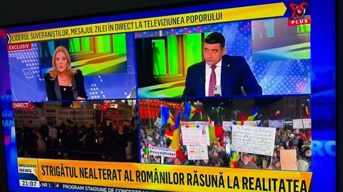Cum arată audiențele principalelor televiziuni de știri în ziua protestului AUR