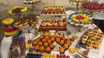 FOTO | Macarons, choux și mini-eclere în culorile drapelului României: Cum a arătat candy-bar-ul de la recepția organizată de Ziua Națională la Palatul Cotroceni / Din meniu, au făcut parte și sarmale