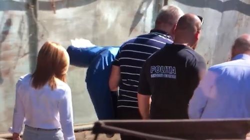 VIDEO Imagini de la reconstituirea ultimelor ore ale Alexandrei Măceșeanu