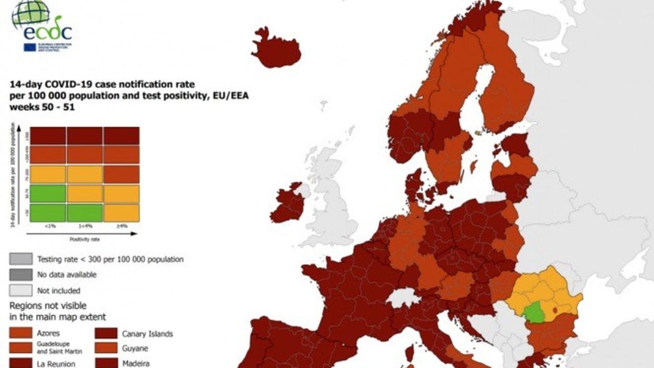 Presa belgiană: Toată Europa în roșu, cu excepția României