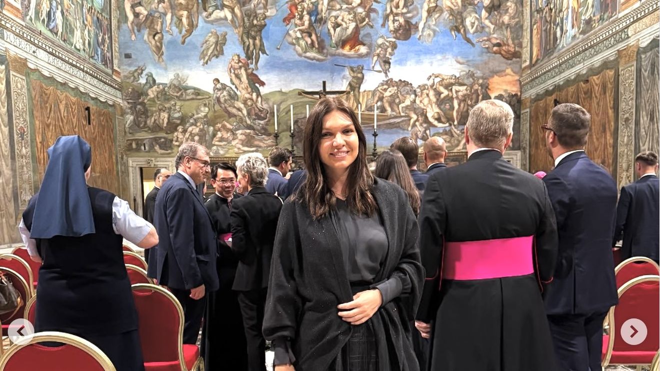 Simona Halep, întâlnire cu Papa Leon: ”Un moment care va rămâne în inima mea pentru totdeauna”