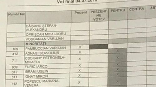 Câţi bani primesc minorităţile ai căror deputați au votat Codul penal