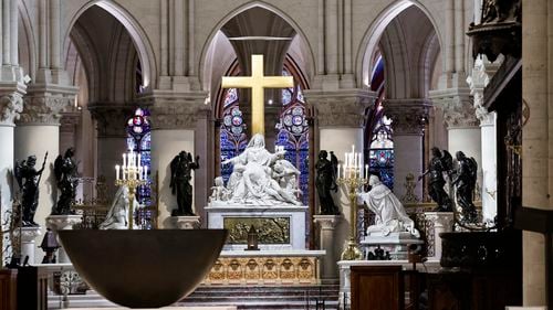 Noua „strălucire” a Notre-Dame, dezvăluită în timpul ultimei vizite a lui Macron înainte de marea redeschidere