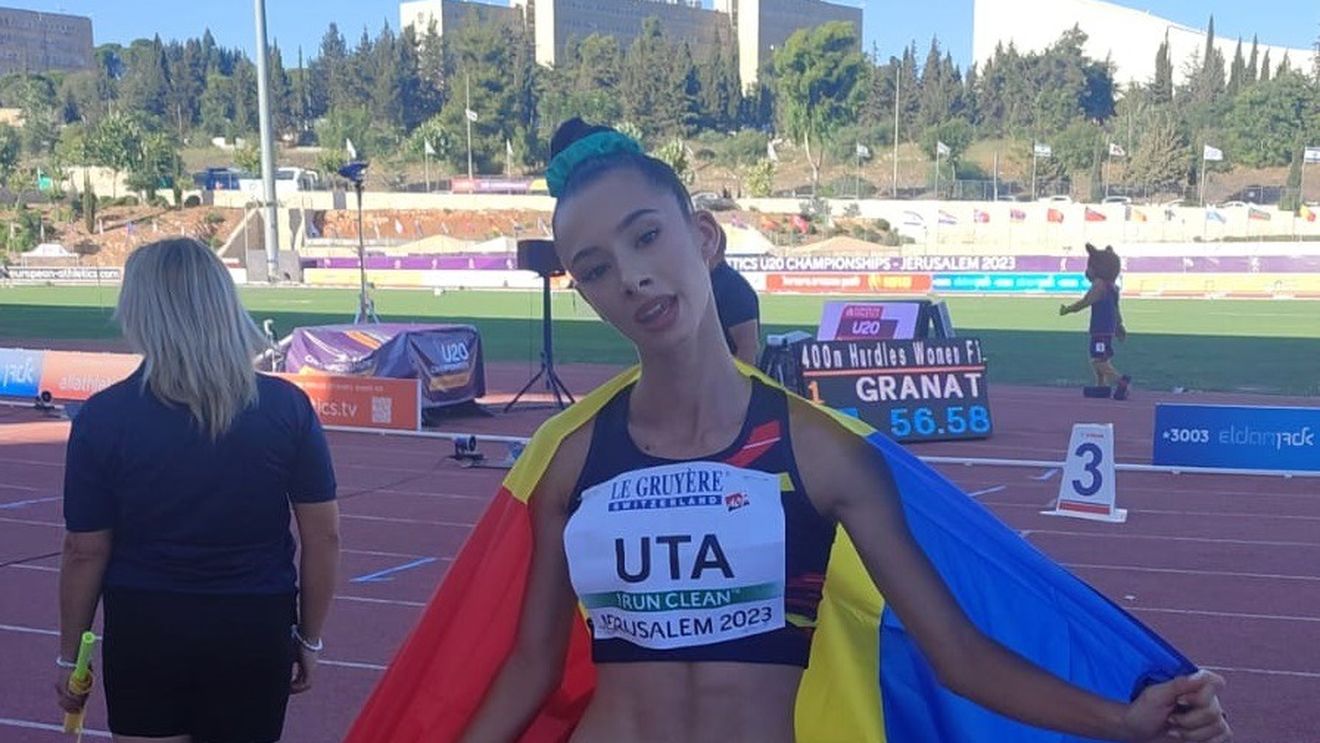 Atletism: Ştefania Uţă, medalie de aur la 400 metri garduri, la Campionatele Europene U20