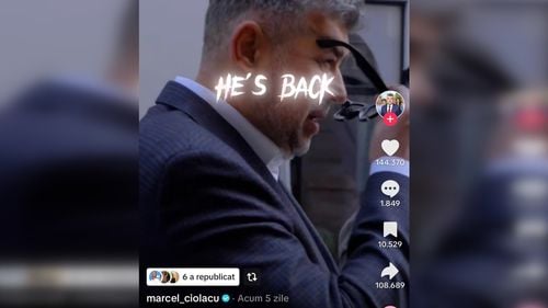 EXCLUSIV Șeful PSD Marcel Ciolacu, campanie susținută pe TikTok după eșecul de la prezidențiale / Internauții îl ironizează: „Nea Marcele, glumeam când ziceam că te vrem înapoi” / „Trăiești în viitor, știai că urmează iar turul 1”