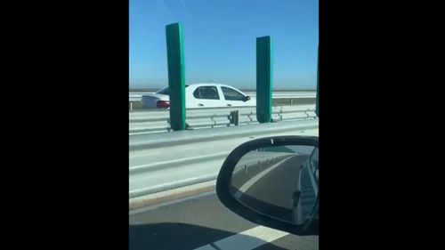 Un bărbat a fost amendat cu aproape 1500 lei și a rămas fără permis patru luni după ce a mers pe contrasens pe drumul expres Craiova-Pitești