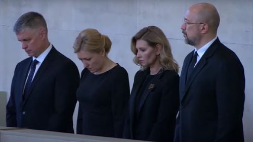 VIDEO Zelenska participă la funeraliile Reginei Elisabeta a II-a/ Prima doamnă a Ucrainei, recepție cu Prințesa de Wales, la Palatul Buckingham