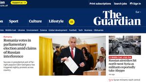 Călin Georgescu, subiectul zilei în The Guardian pentru a doua oară într-o săptămână, cu titlul "România votează în cadrul alegerilor parlamentare, în contextul acuzațiilor de interferență la adresa Rusiei"