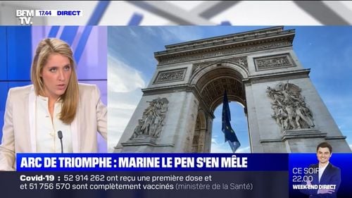 Candidații prezidențiali ai dreptei și extremei drepte au criticat arborarea drapelului UE în locul celui francez la Arcul de Triumf din Paris
