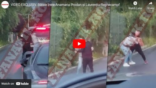 VIDEO Bătaia dintre Anamaria Prodan şi Laurenţiu Reghecampf, filmată