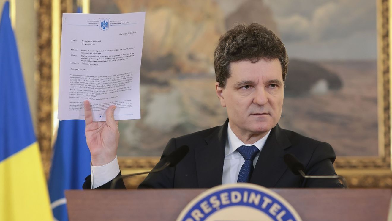 Președintele Nicușor Dan despre disputa PSD-Bolojan: Nu vreau să fiu de o parte sau de alta, nu am un atribut constituțional pentru a interveni / Nu voi numi niciodată premierul unei coaliții PSD-AUR / Cred că s-au făcut abuzuri în mandatul lui Kovesi la DNA / N-a fost un troc politic cu PSD pe procurori / M-am întâlnit cu Lia Savonea la Cotroceni pe pensiile speciale