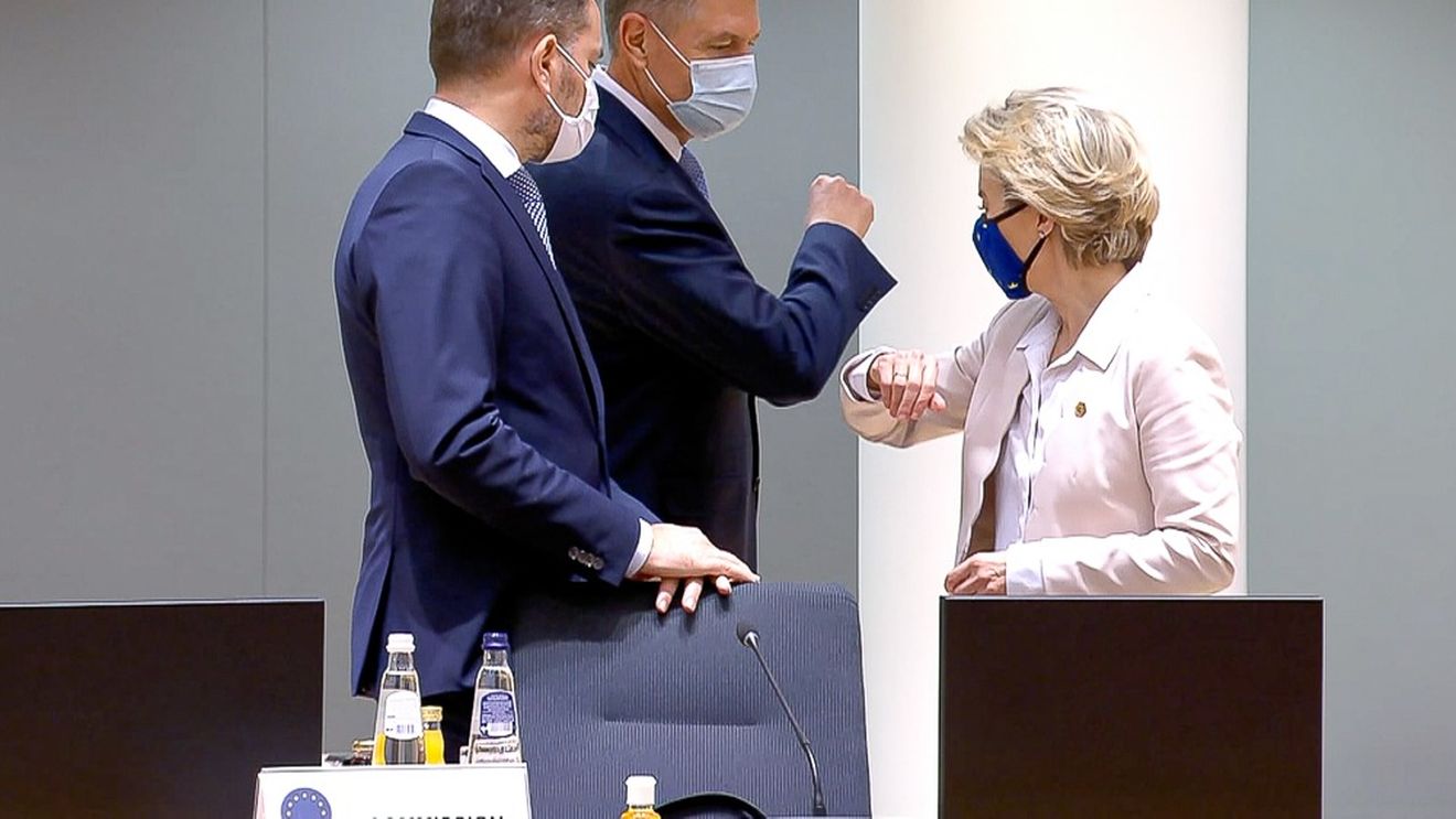 Klaus Iohannis, de la summit-ul european: Acord important astăzi, prin deblocarea viitorului buget al UE și a pachetului de relansare economică