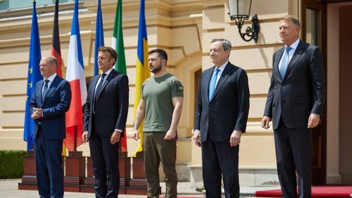 Zelenski: A fost important să aud de la liderii europeni un alt lucru fundamental - sfârşitul războiului şi pacea pentru Ucraina trebuie să fie exact cum le vede Ucraina