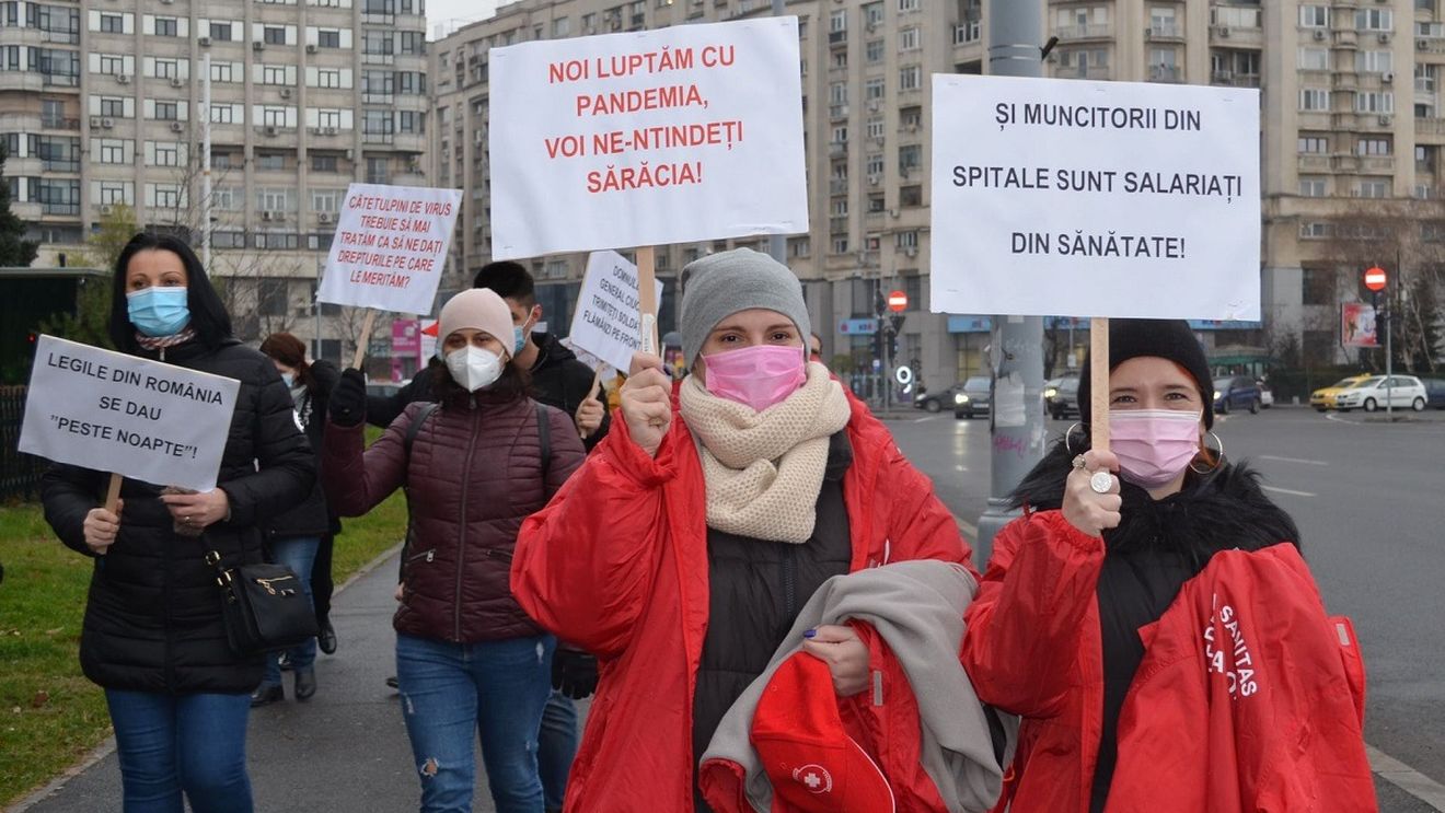 Proteste spontane în spitale. Sindicaliștii cer creşterea salariilor tuturor angajaţilor din sistem la nivelul anului 2022 / Solidaritatea Sanitară: Doar o mişcare de amploare are şanse reale de a obţine drepturile salariale cuvenite