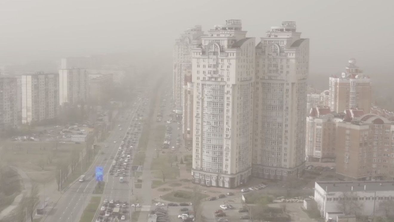 VIDEO Kiev a devenit cel mai poluat oraş din lume după incendiile de la Cernobîl