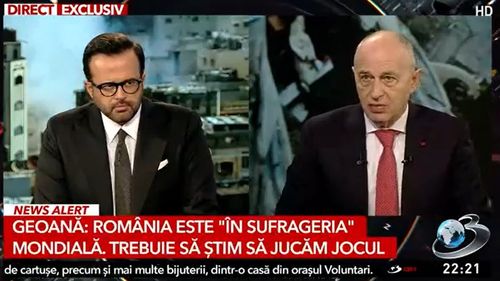 Mircea Geoană, în emisiunea lui Mihai Gâdea, despre candidatura la Președinție: „Sunt în continuare extrem de interesat de viitorul României, dar o decizie finală o voi lua când îmi voi îndeplini poziția de la NATO”