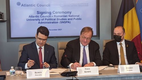 Atlantic Council și SNSPA creează un task force, axat pe securitatea regiunii Mării Negre: "Grupul de experți va contribui la generarea de soluții privind combaterea și descurajarea amenințărilor"