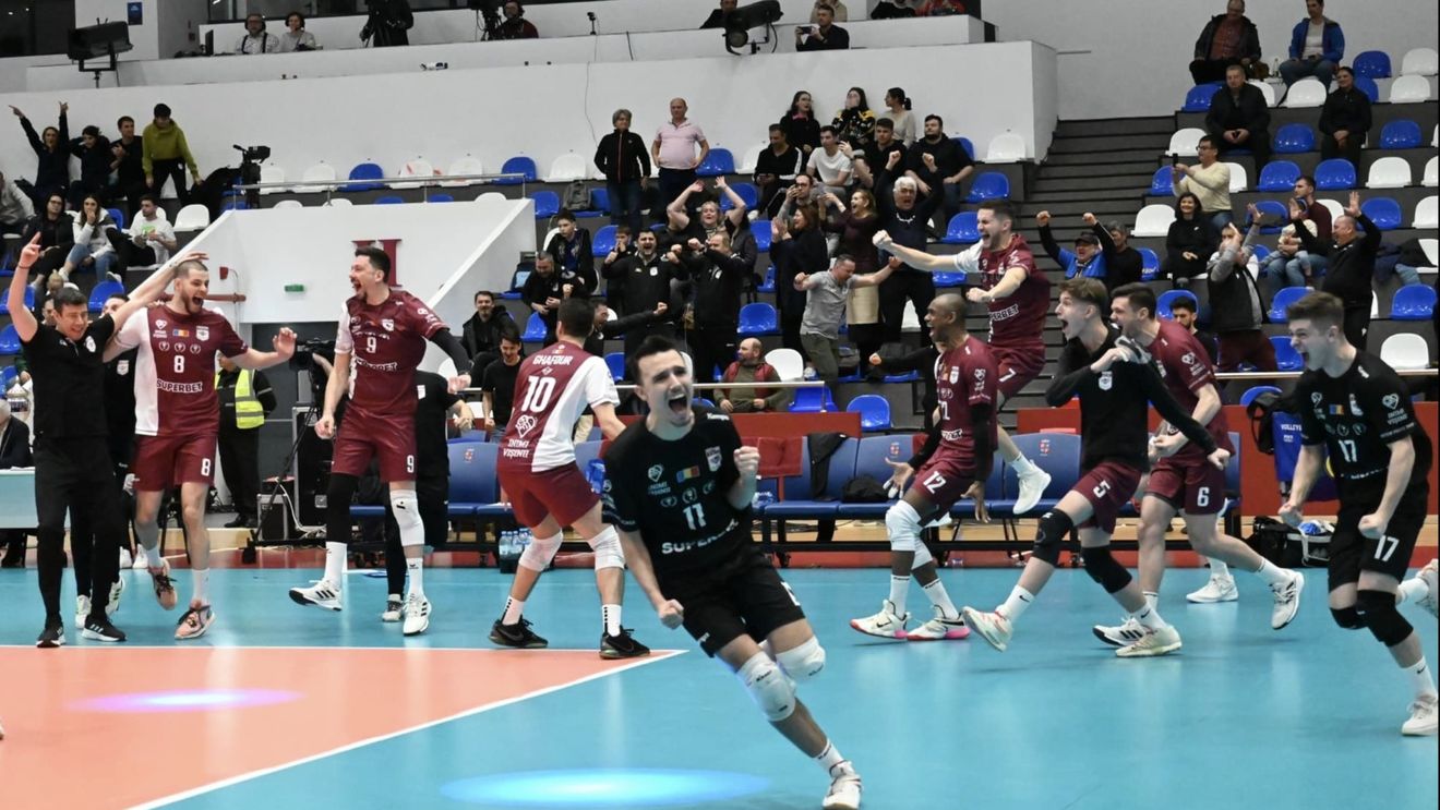 Volei masculin: Rapid Bucureşti, noua câştigătoare a Cupei României, după finala cu Steaua Bucureşti