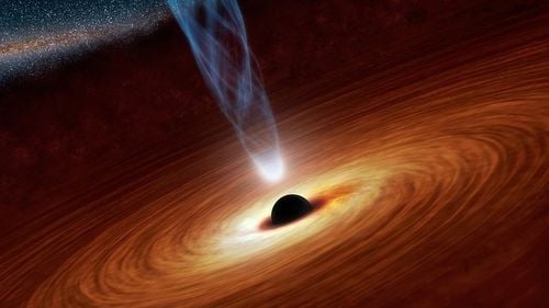 Fenomen spectaculos surprins de astronomi / Jeturi gigantice mai mari decât Calea Lactee lansate de o gaură neagră în Universul timpuriu