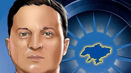 Povestea de viaţă a preşedintelui ucrainean Volodimir Zelenski, prezentată într-o carte de benzi desenate publicată de TidalWave Comics
