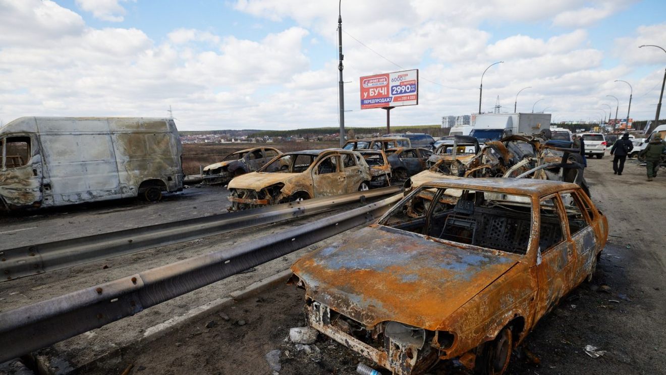 Un atac rusesc cu rachete a distrus infrastructura oraşului Brovarî de lângă Kiev