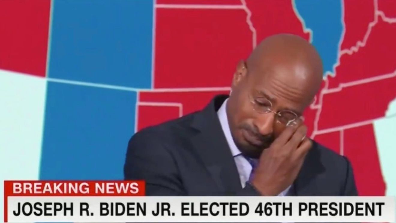 VIDEO Un jurnalist CNN a izbucnit în plâns în direct după anunţul victoriei lui Joe Biden